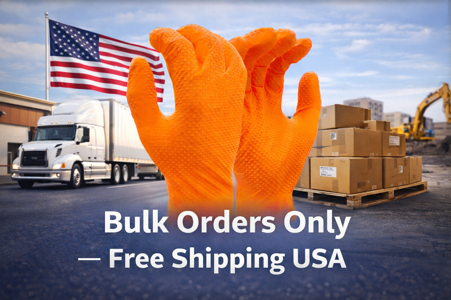 Iron Grip Heavy-Duty Nitrile Gloves - 8 Mil Thickness - Industrial Grade (100ct Box)