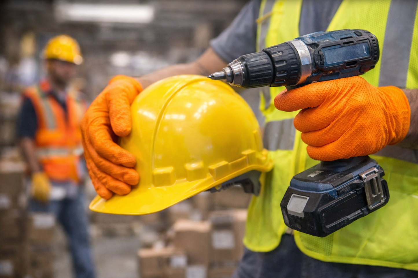 Iron Grip Heavy-Duty Nitrile Gloves - 8 Mil Thickness - Industrial Grade (100ct Box)